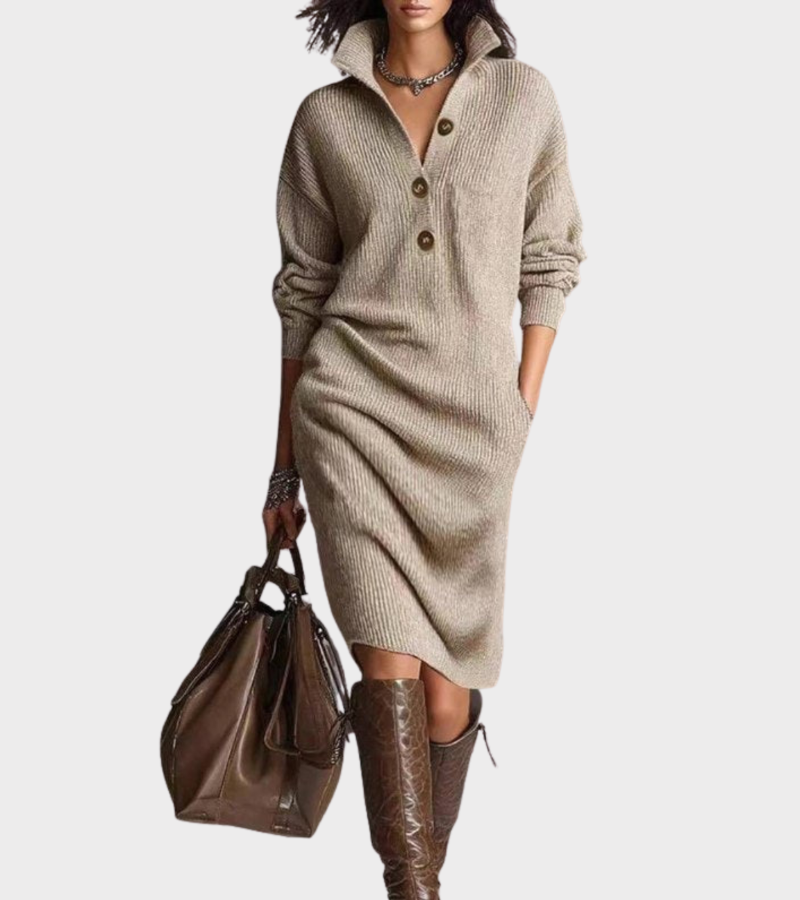 Mielle™ | Elegant Knit Dress