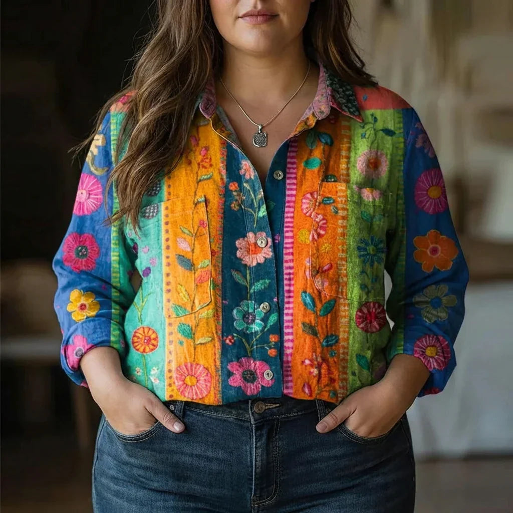 Posy | Bohemian Pattern Vintage Blouse
