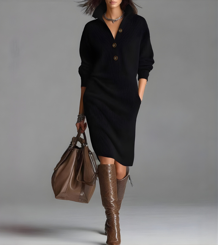 Mielle™ | Elegant Knit Dress