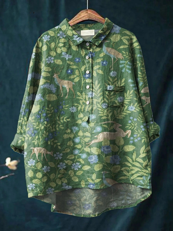 Georgia - Light Flower Blouse