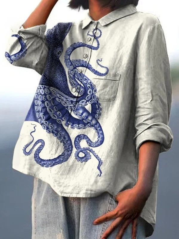 Amelia - Licht Elegante Blouse