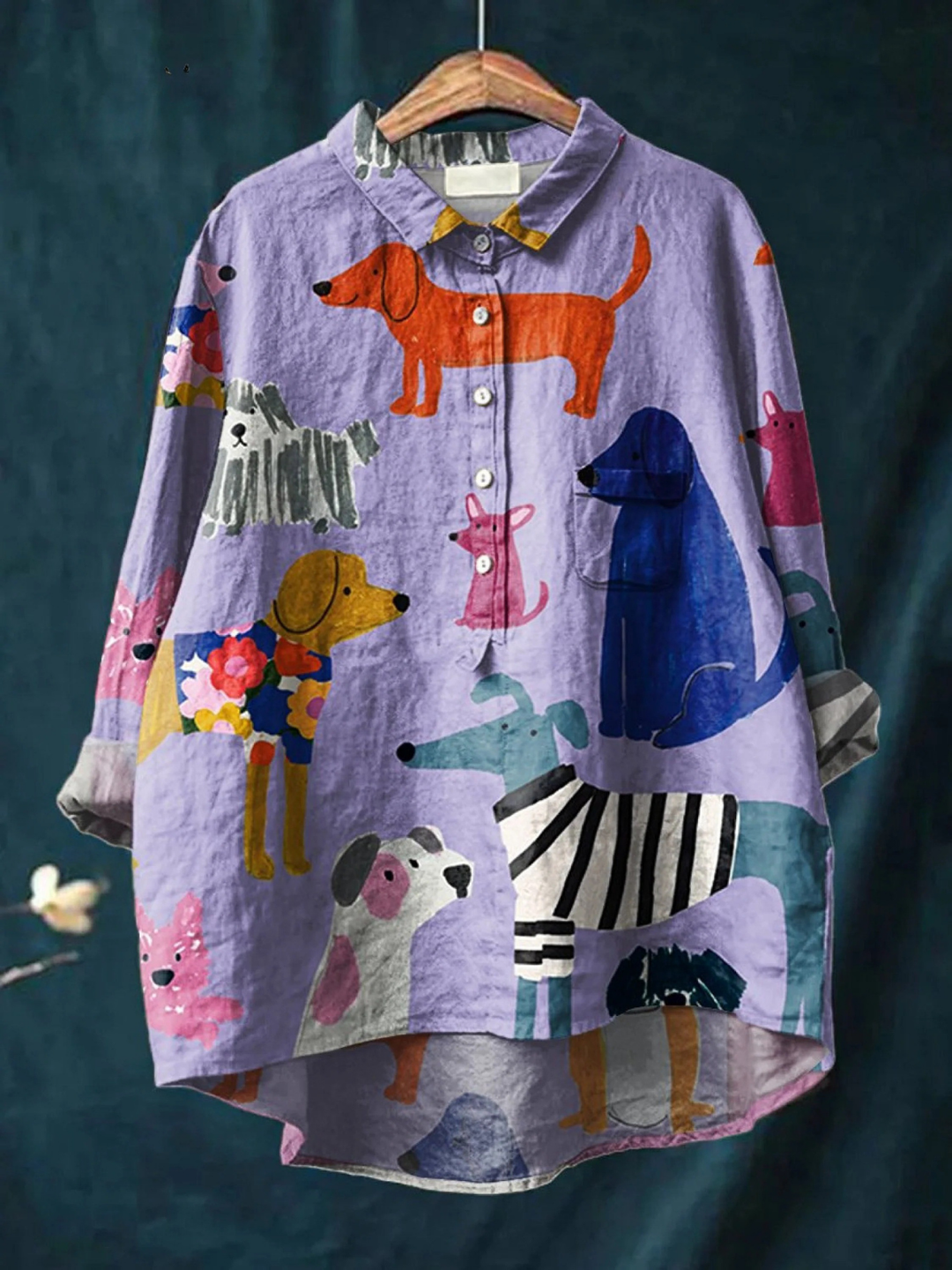 Hannah - Licht Elegante Blouse