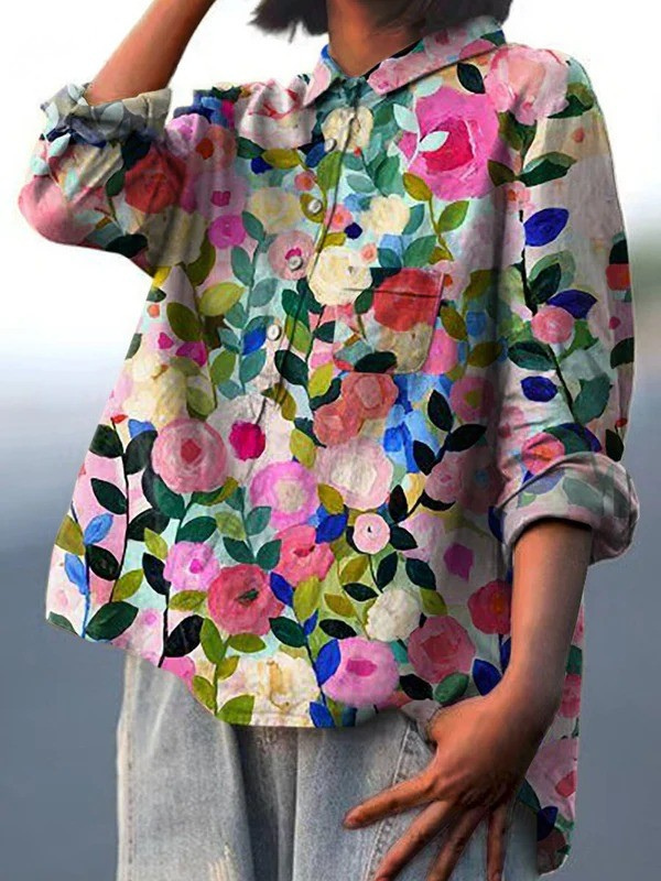 Leah - Casual Blouse Lente