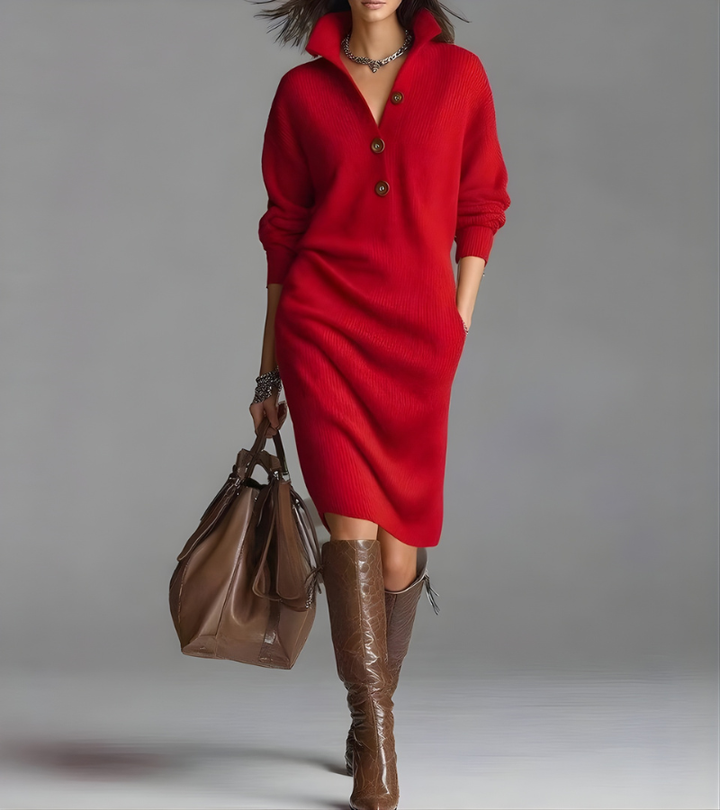 Mielle™ | Elegant Knit Dress