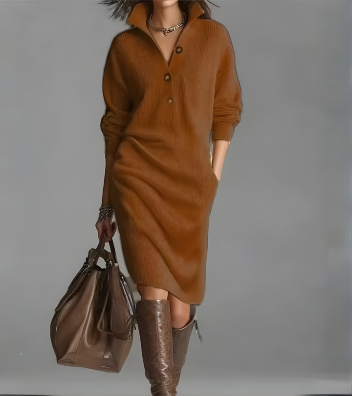 Mielle™ | Elegant Knit Dress