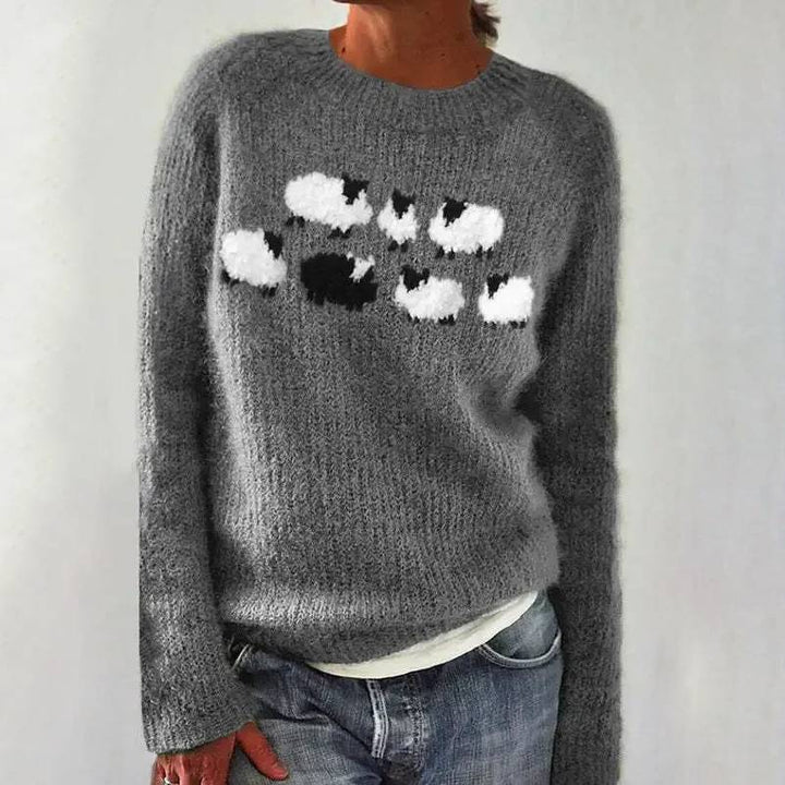 Amanda | Retro Knit Sweater