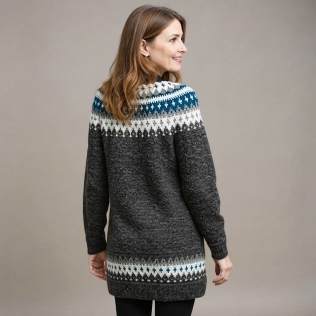 April | Vintage Icelandic Knit Sweater