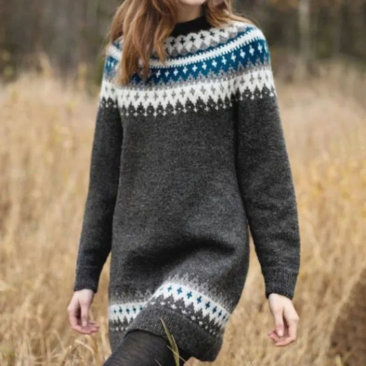 April | Retro Knit Sweater