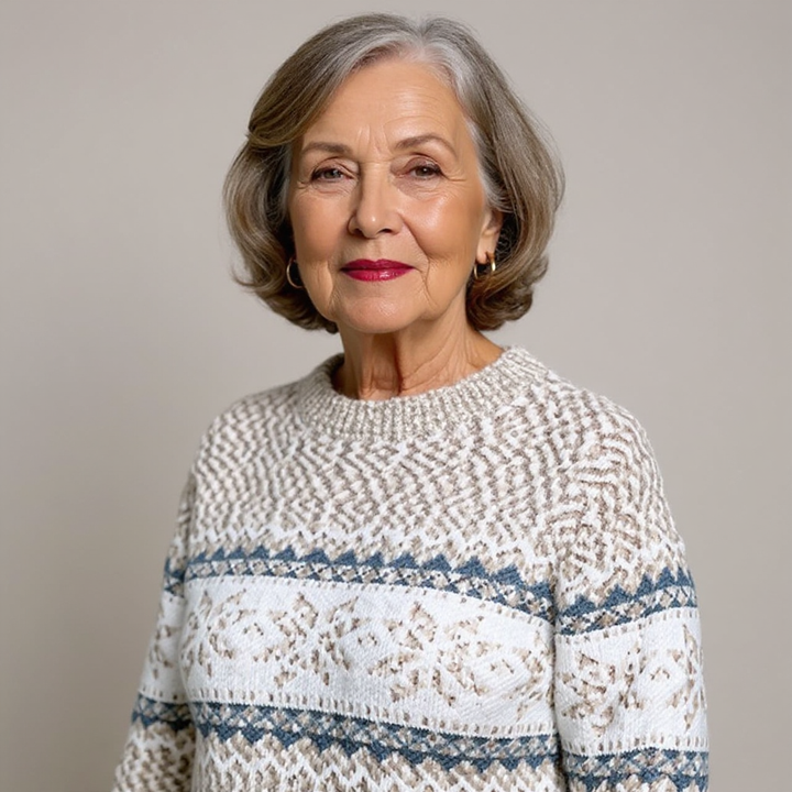 Caroline | Retro Knit Sweater