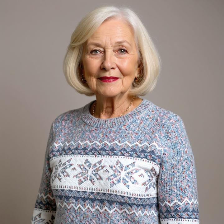 Caroline | Retro Knit Sweater