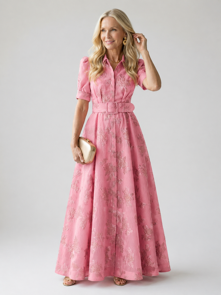 Stella &amp; Grace™ | Belted Floral Maxi Dress