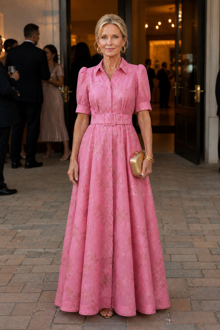 Stella &amp; Grace™ | Belted Floral Maxi Dress