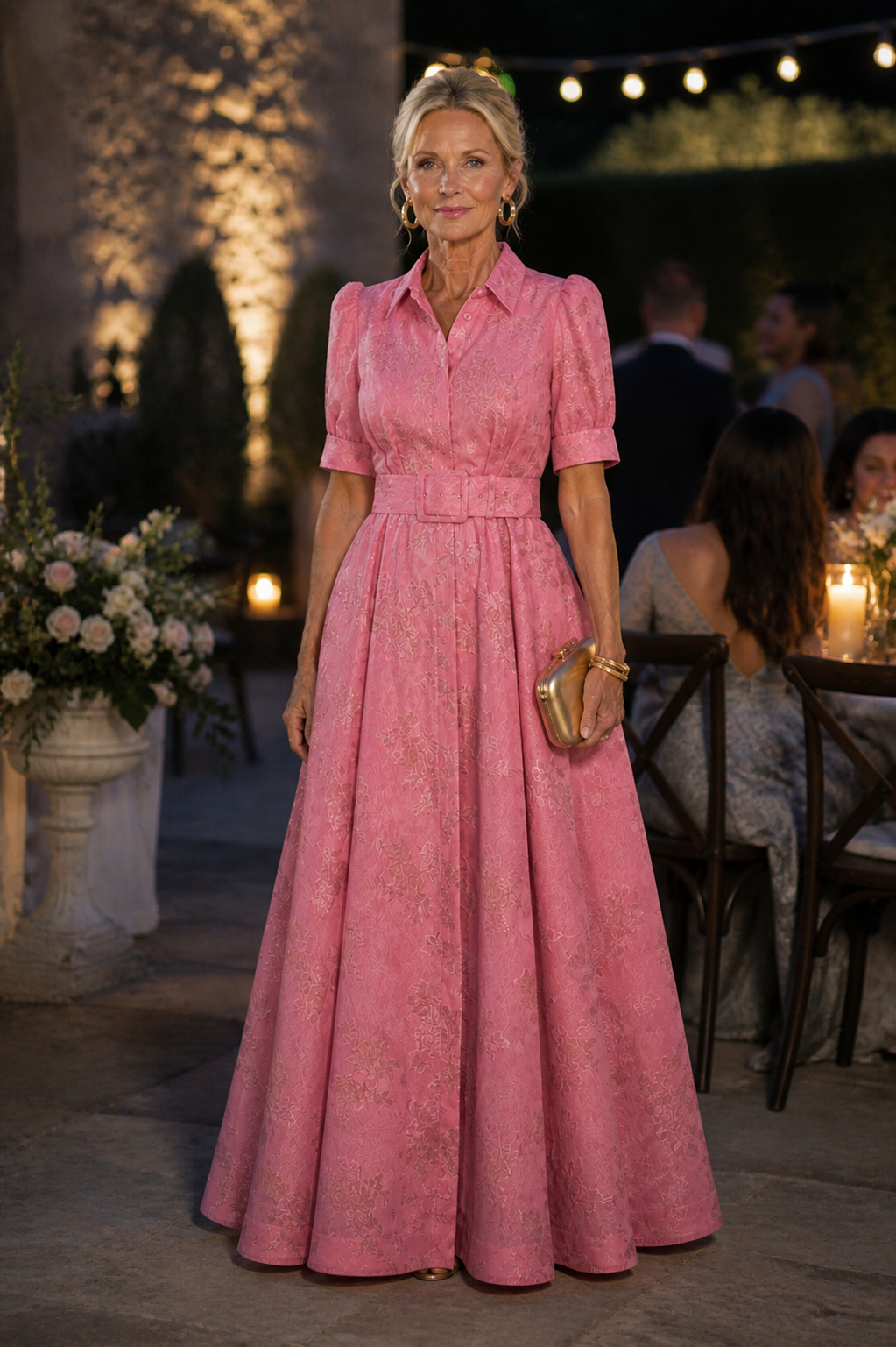 Stella &amp; Grace™ | Belted Floral Maxi Dress