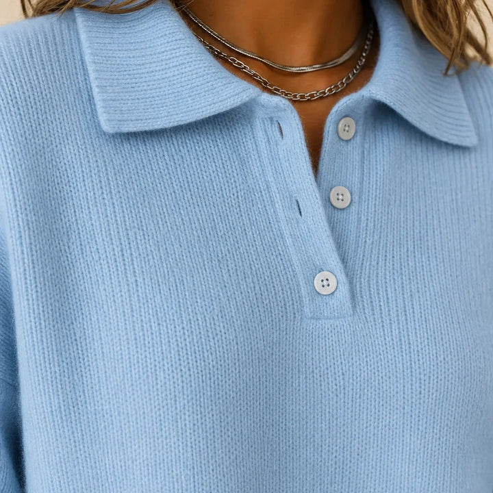 Vicky | Classic Button Sweater