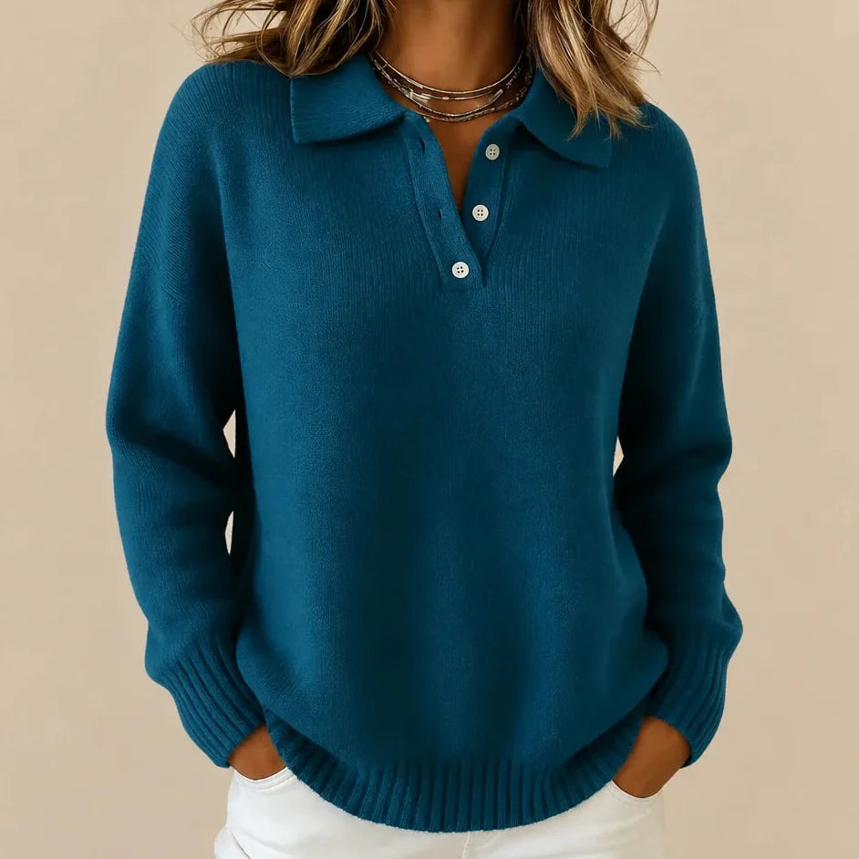 Vicky | Classic Button Sweater