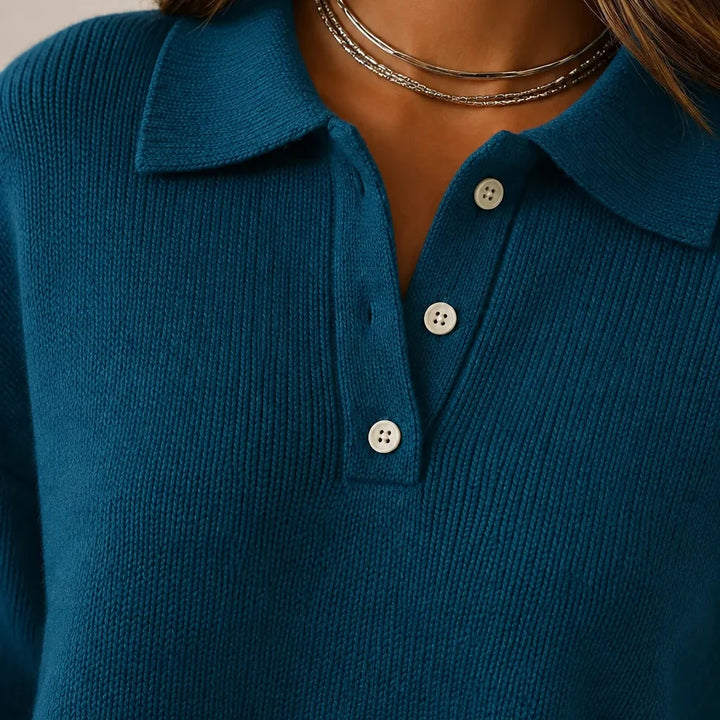 Vicky | Classic Button Sweater