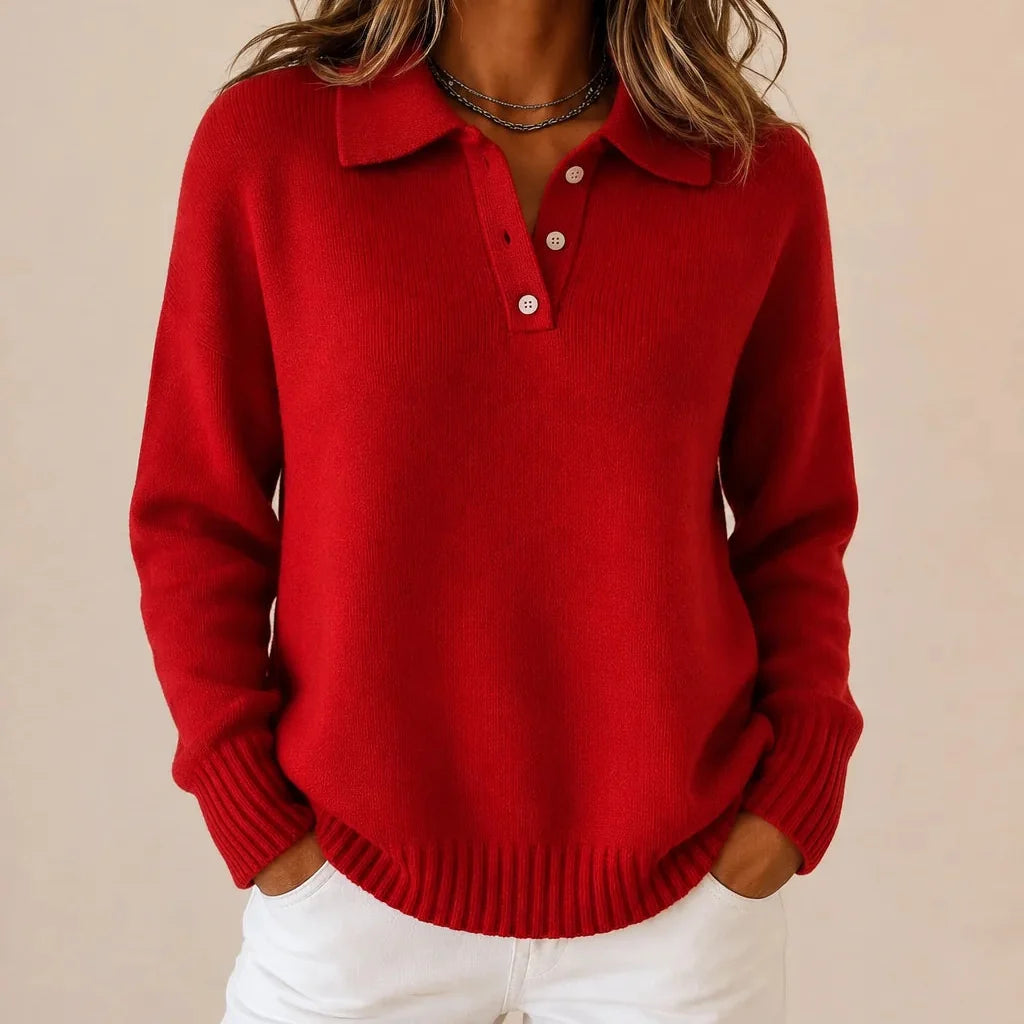 Vicky | Classic Button Sweater