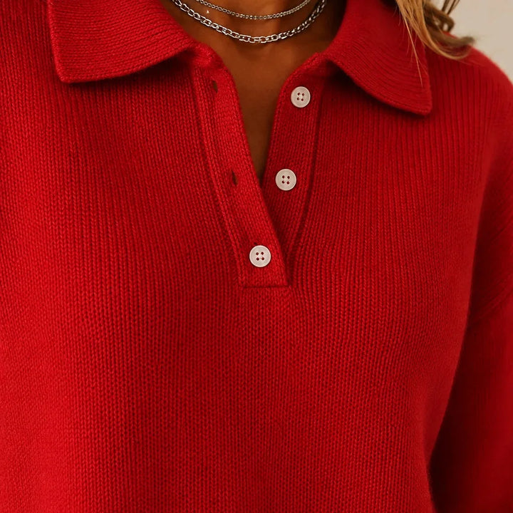 Vicky | Classic Button Sweater