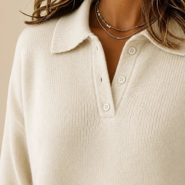 Vicky | Classic Button Sweater