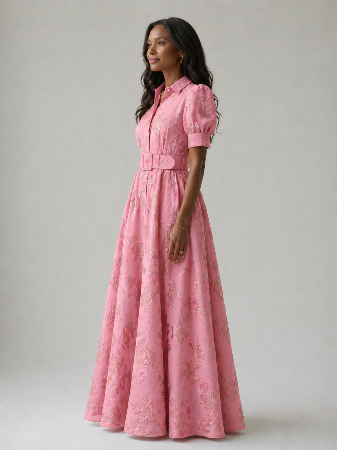 Stella &amp; Grace™ | Belted Floral Maxi Dress