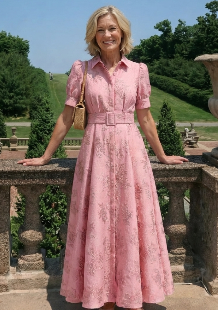 Stella &amp; Grace™ | Belted Floral Maxi Dress