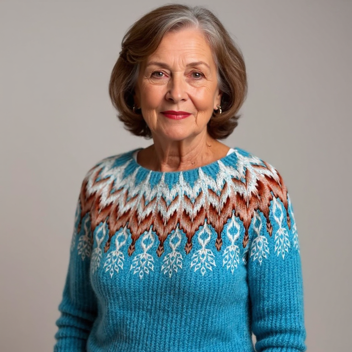 Elaine | Vintage Icelandic Knit Sweater