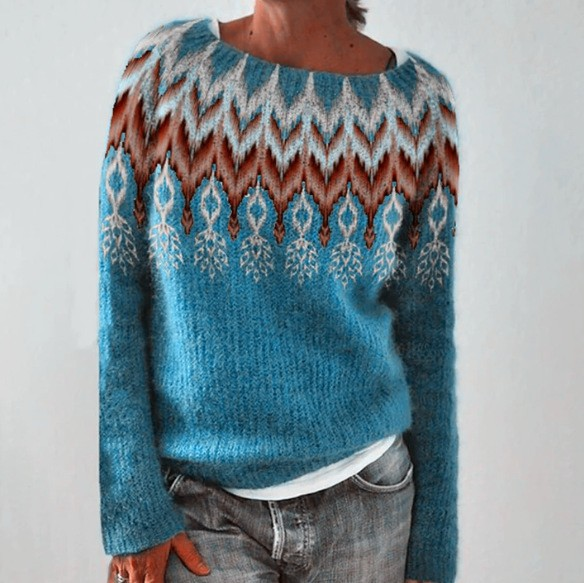 Elaine | Retro Knit Sweater