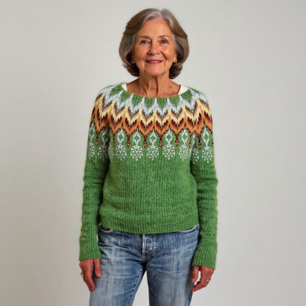 Emily | Retro Knit Sweater