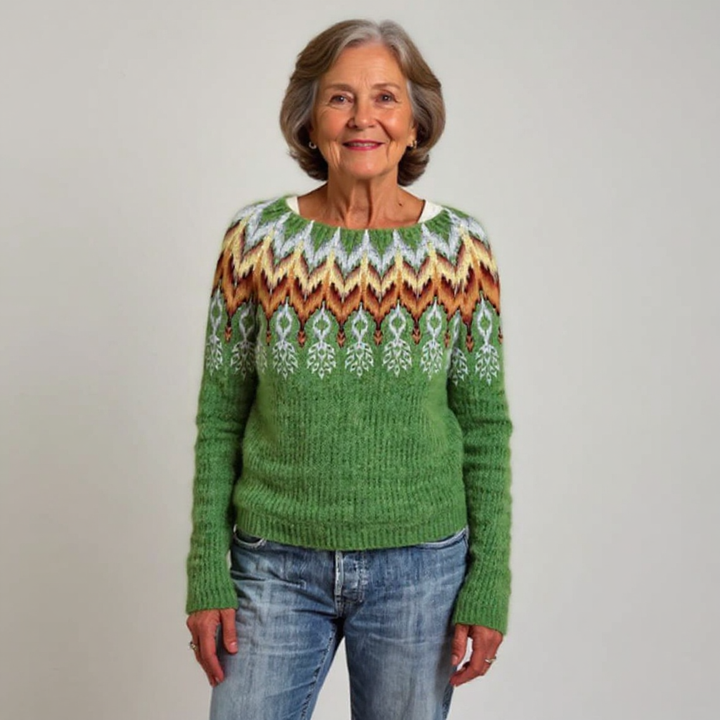 Emily | Retro Knit Sweater