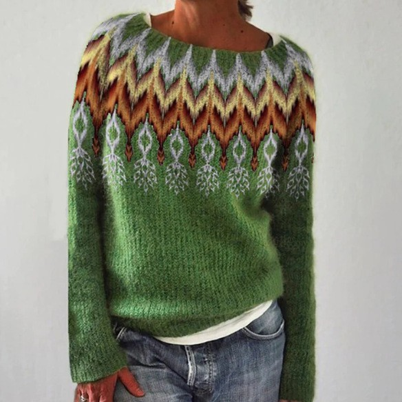 Emily | Retro Knit Sweater