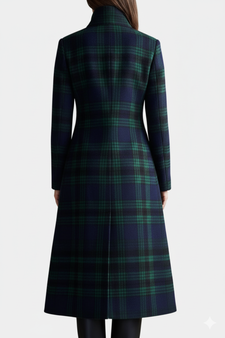 Grace™ | Timeless Plaid Elegant Coat
