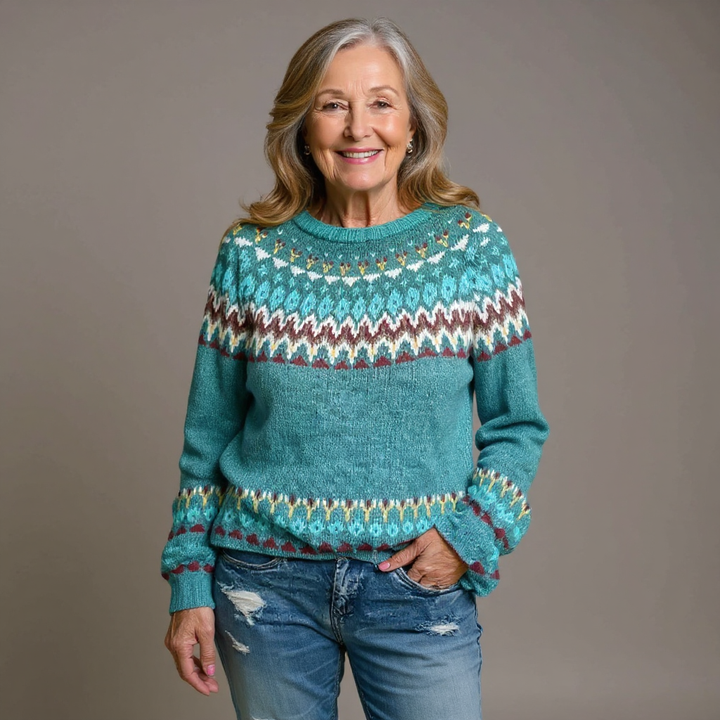 Gloria | Retro Knit Sweater