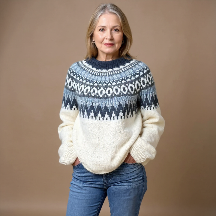 Janet | Retro Knit Sweater