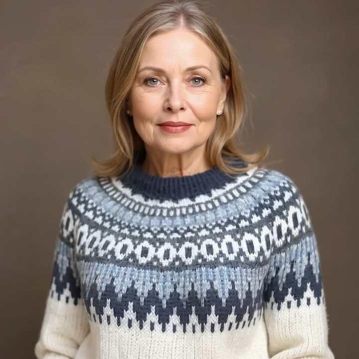 Janet | Retro Knit Sweater