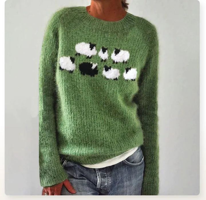 Jennifer | Retro Knit Pullover