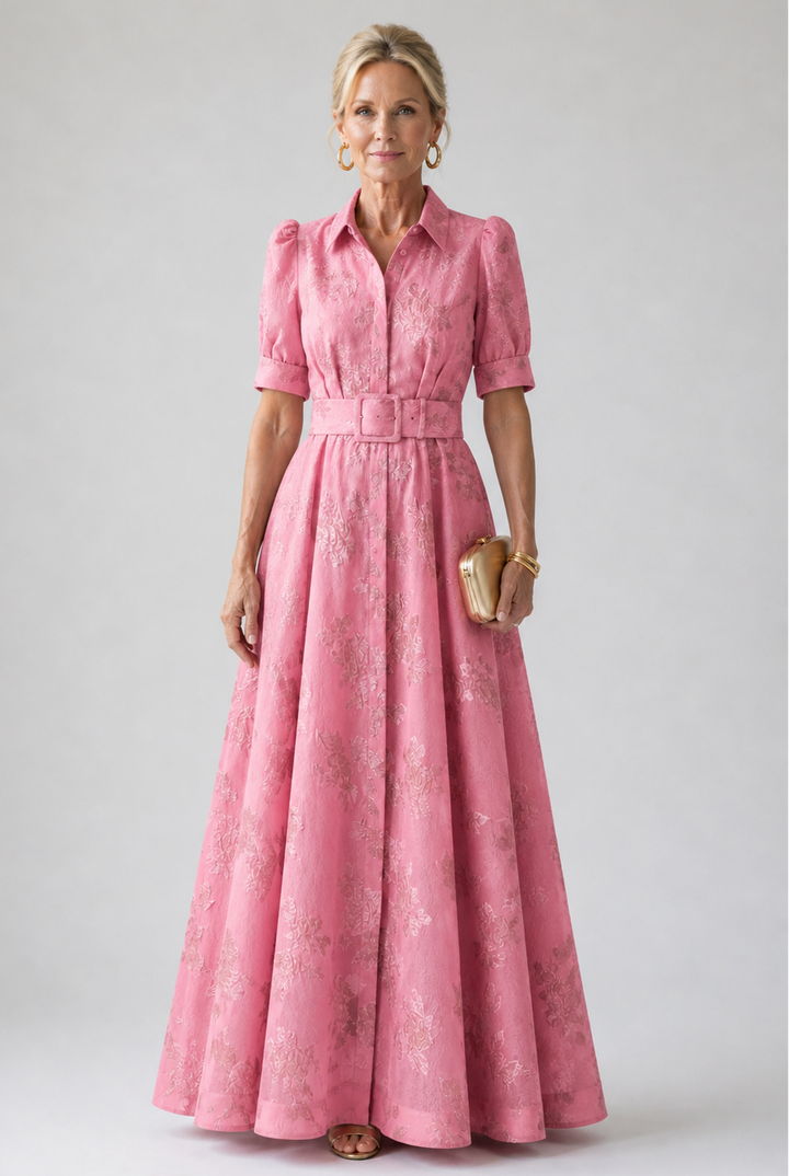Stella &amp; Grace™ | Belted Floral Maxi Dress