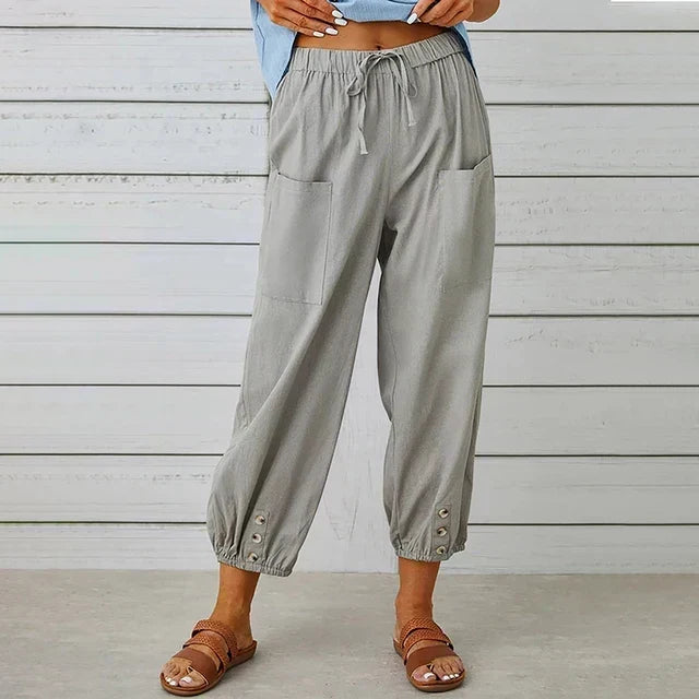 Lena | High Waist Relaxed Pants