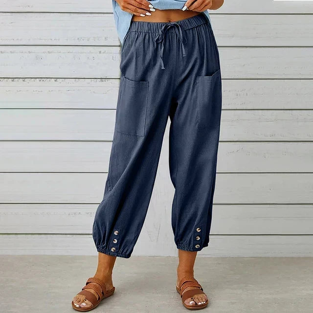 Lena | High Waist Relaxed Pants