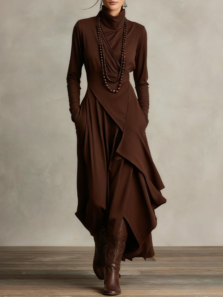 Willa™ | Vintage Turtleneck Dress