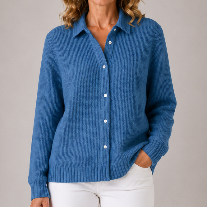 Ami | Classic Waffle Knit Cardigan