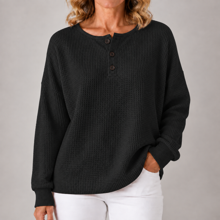 Juniper | Cozy Waffle Knit Pullover