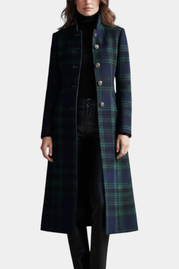 Grace™ | Timeless Plaid Elegant Coat