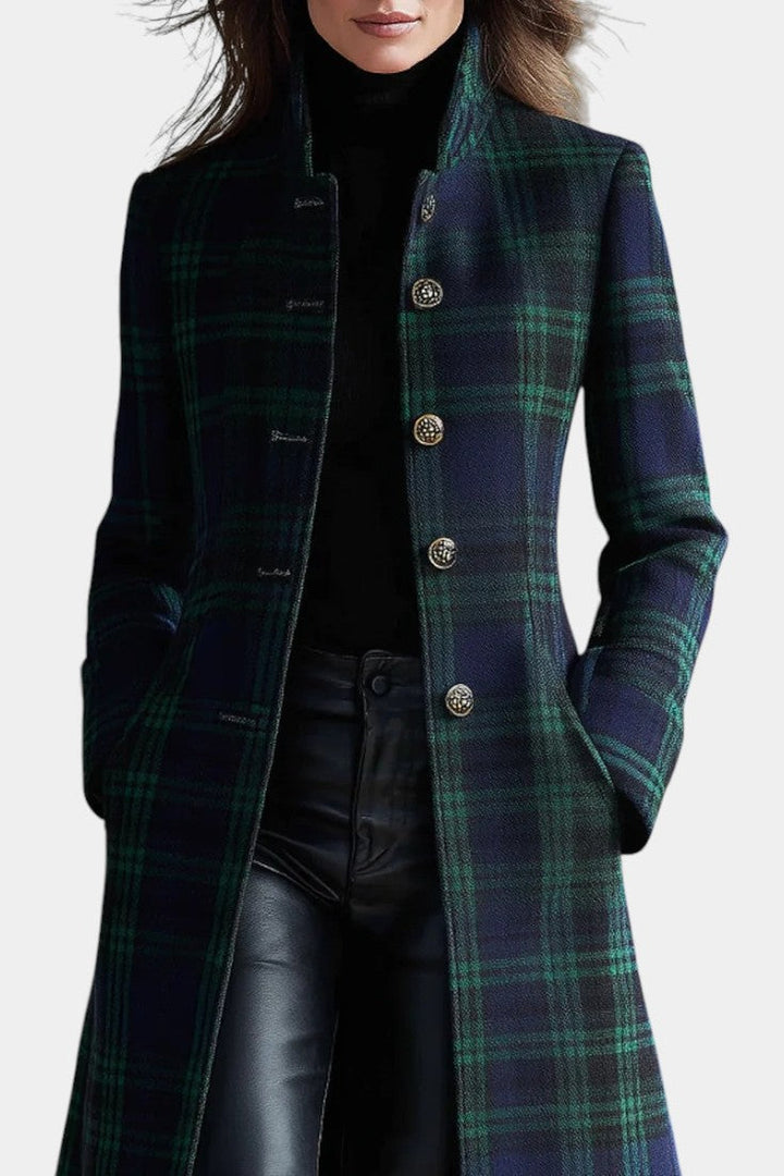 Grace™ | Timeless Plaid Elegant Coat