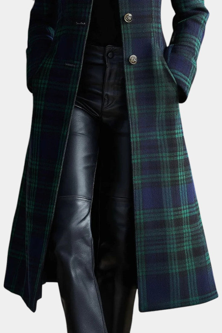 Grace™ | Timeless Plaid Elegant Coat