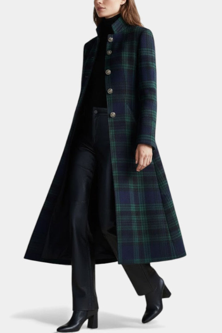 Grace™ | Timeless Plaid Elegant Coat