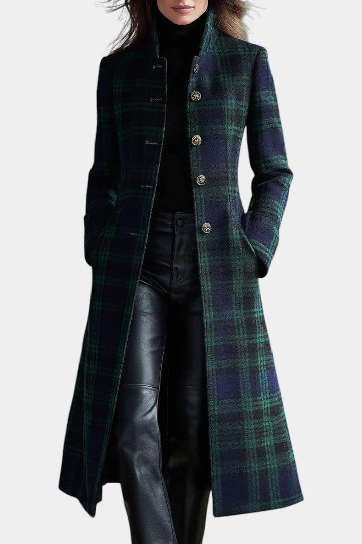 Grace™ | Timeless Plaid Elegant Coat